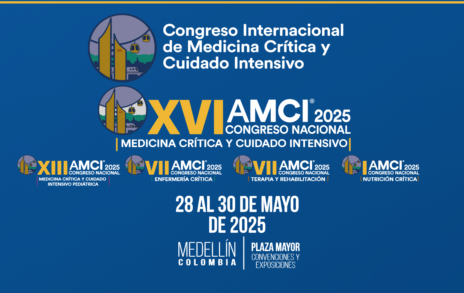 Course Image Congreso Internacional de Medicina Crítica y Cuidado Intensivo AMCI Medellín 2025